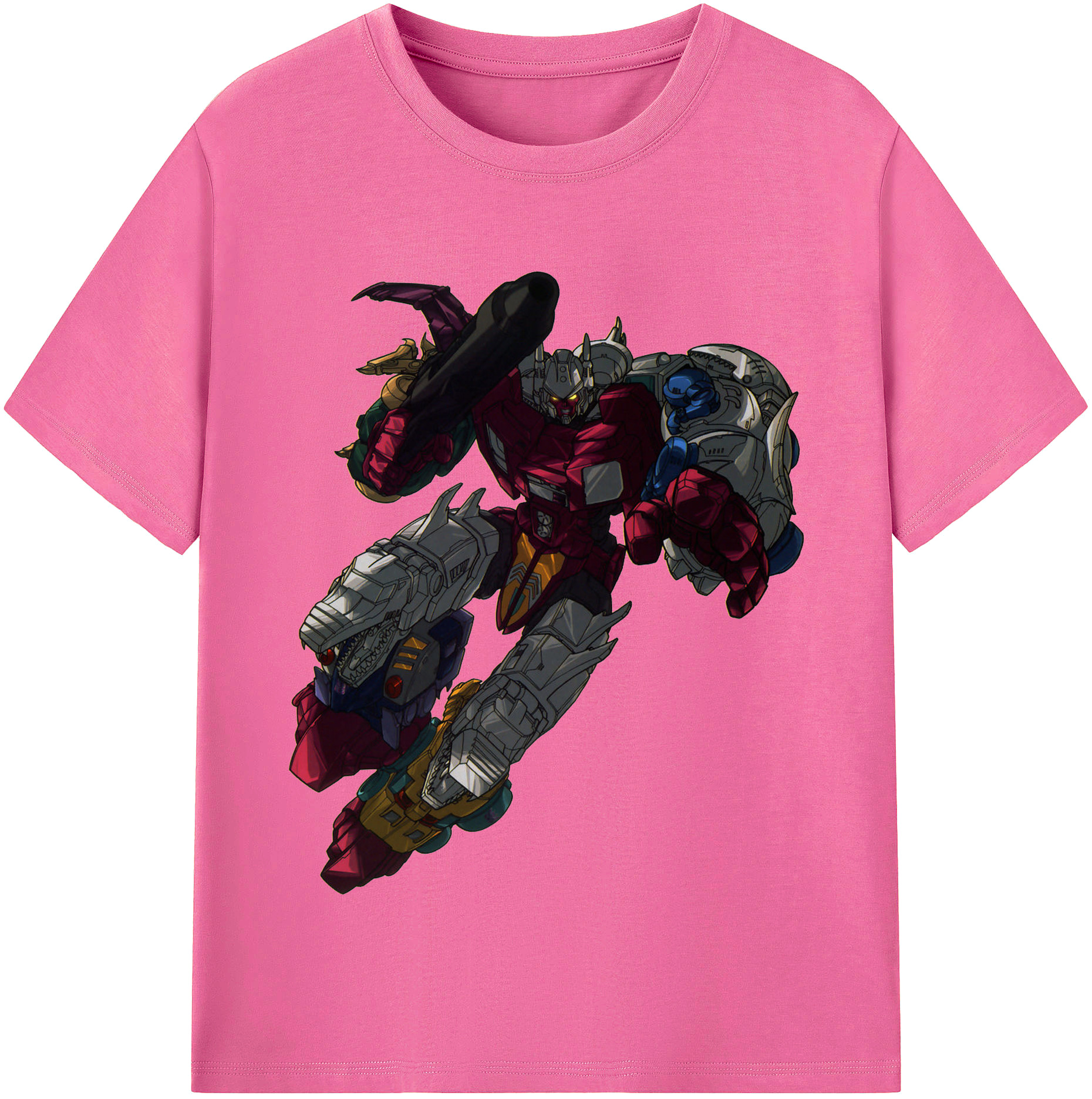 （画像用）  レディースカジュアルプリントTシャツ（綿100％）